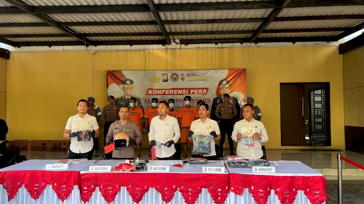 Satreskrim Polresta Sidoarjo Ringkus Pelaku Spesialis Curanmor, Dua Diantaranya Residivis